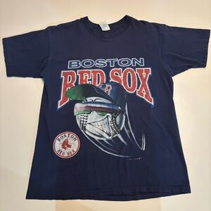 1993 boston Red Sox baseball sunglasses face double side print (collectors shirt
